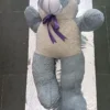 5 Feet Grey & White Teddy Bear